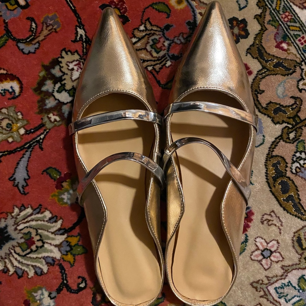 Elegant Gold Women's Shoes